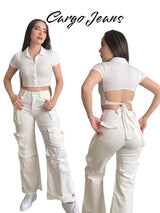 BLUSA BLANCA CON LISTÓN