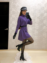 Boina negra  con Perlas