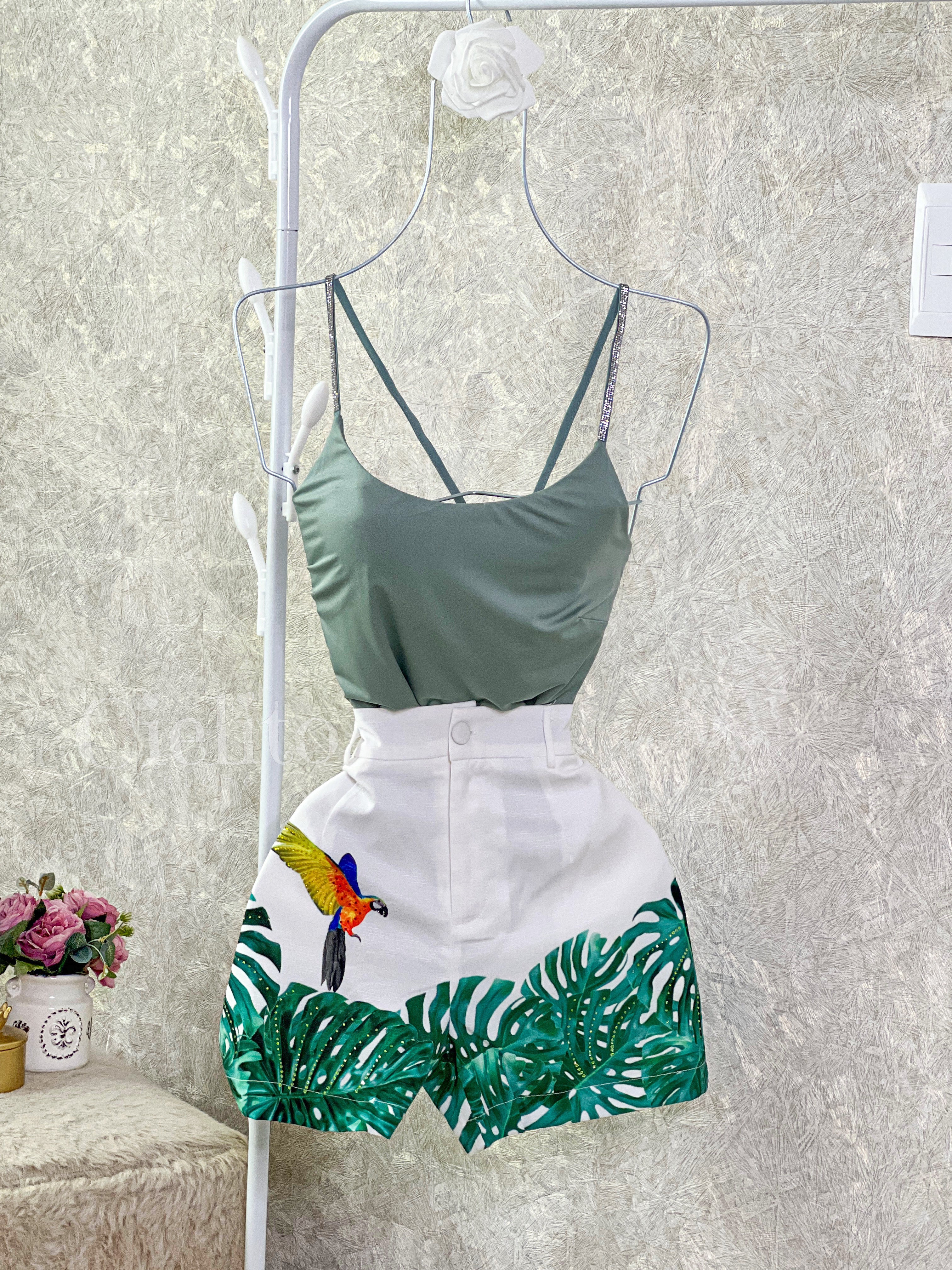 BODY CON PEDRERÍA EN TIRANTE