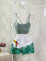 BODY CON PEDRERÍA EN TIRANTE