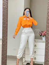 ORANGE BLOUSE