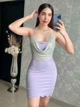 Diamante tornasol plata