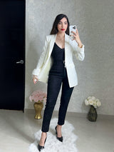 BLAZER BLANCO CON PERLAS