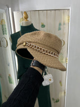 BOINA caqui con CADENA