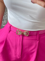 SHORTS CON CINTÓ DIAMANTE