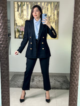 BLAZER NEGRO CON BOTONES