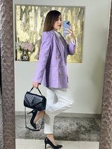 BLAZER LILA CON BOTONES