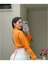 ORANGE BLOUSE