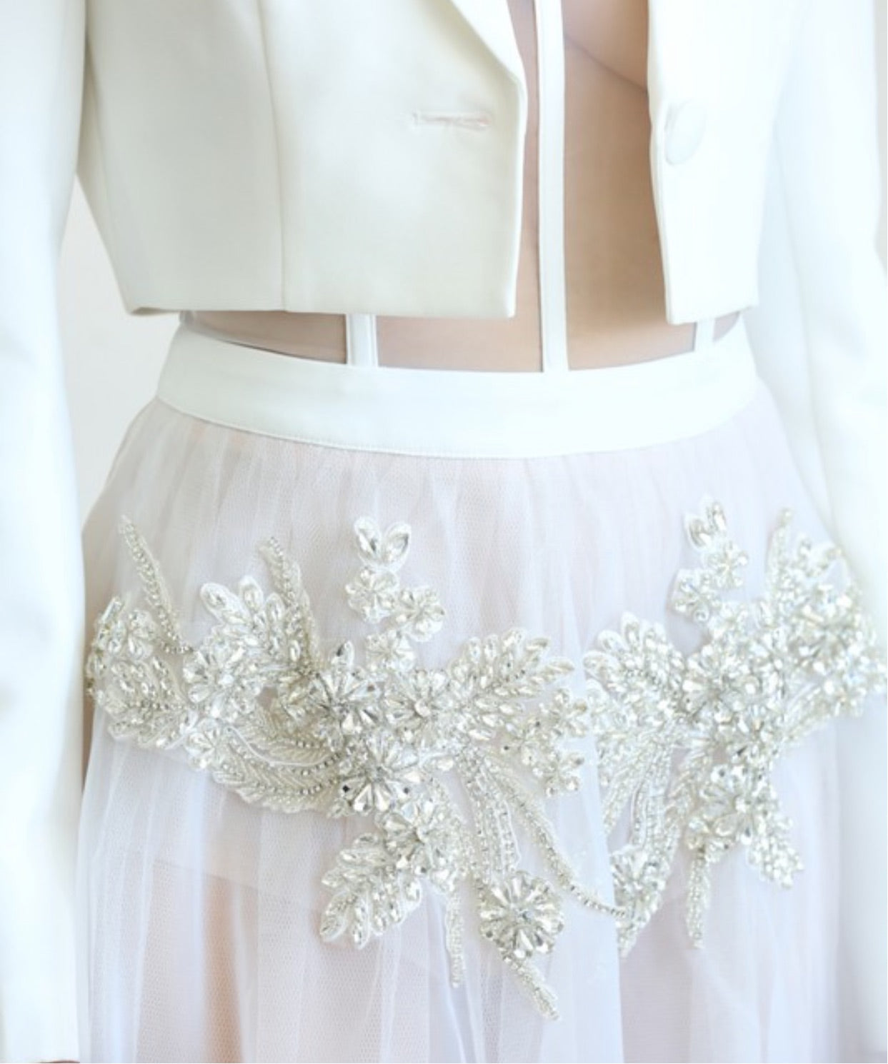 SET BLANCO CON BLAZER