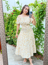 Set Largo con Flor Dorada