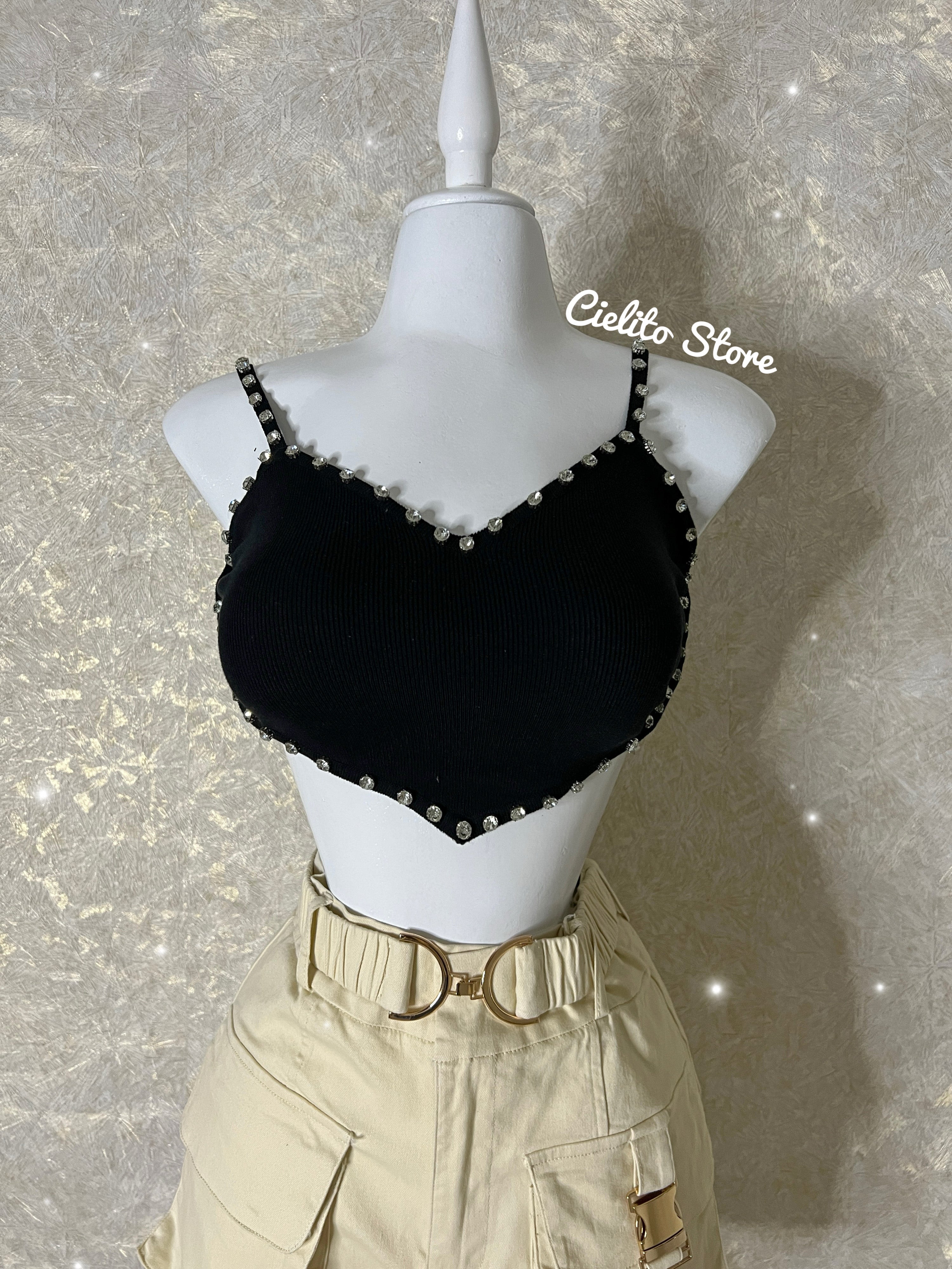 BLUSA DE CORAZÓN NEGRA