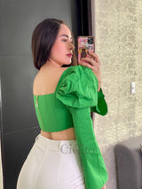 BLUSA CORSET VERDE