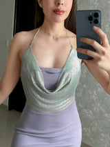 Diamante tornasol plata