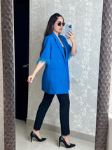 BLAZER AZUL CON PELUCHE