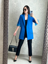 BLAZER AZUL CON PELUCHE