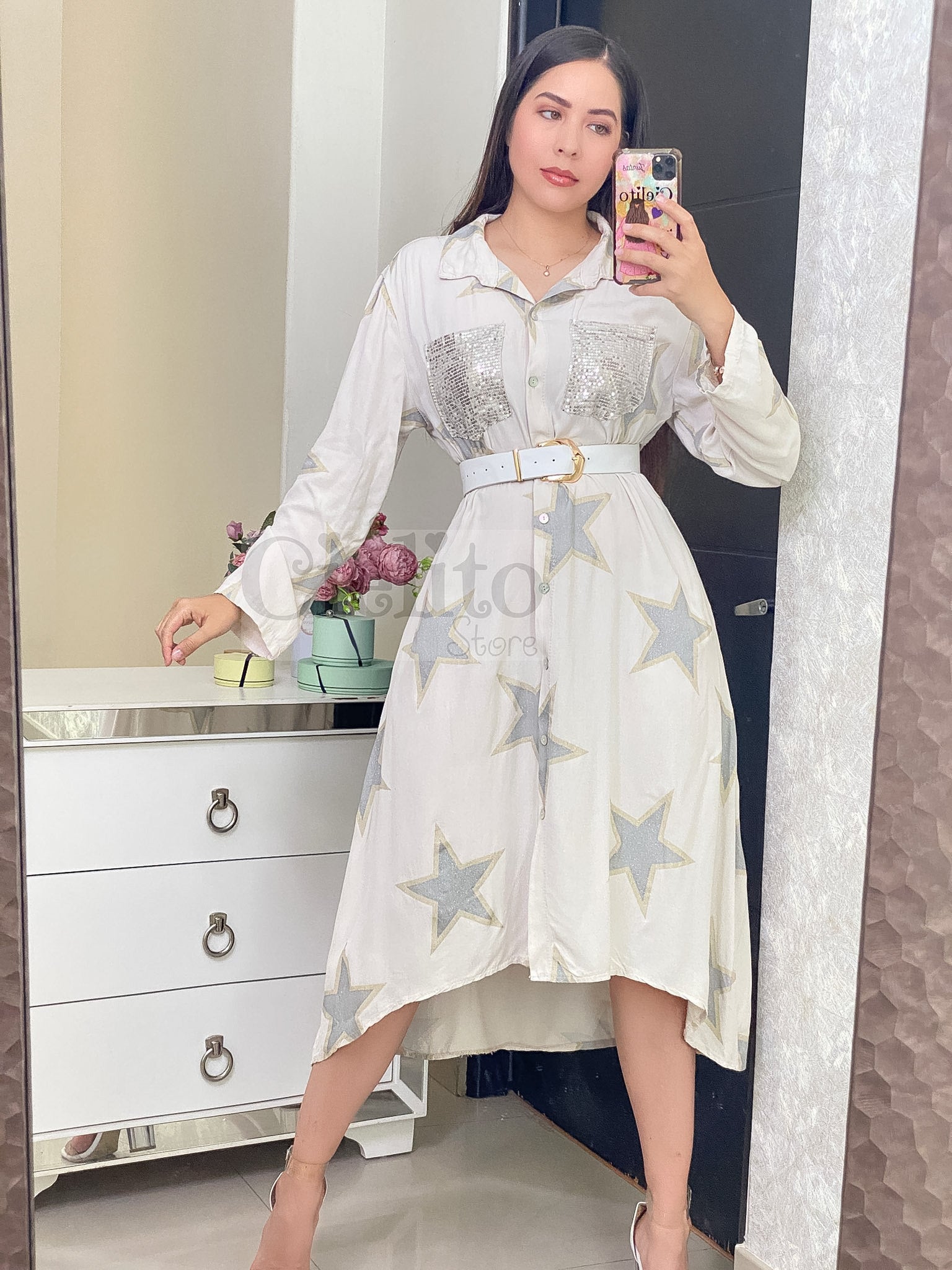 Estrella perla dress italiano