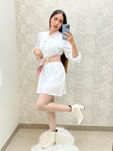 MEDIAS BLANCAS PUNTITOS