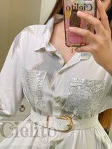 Estrella blanca dress italiano