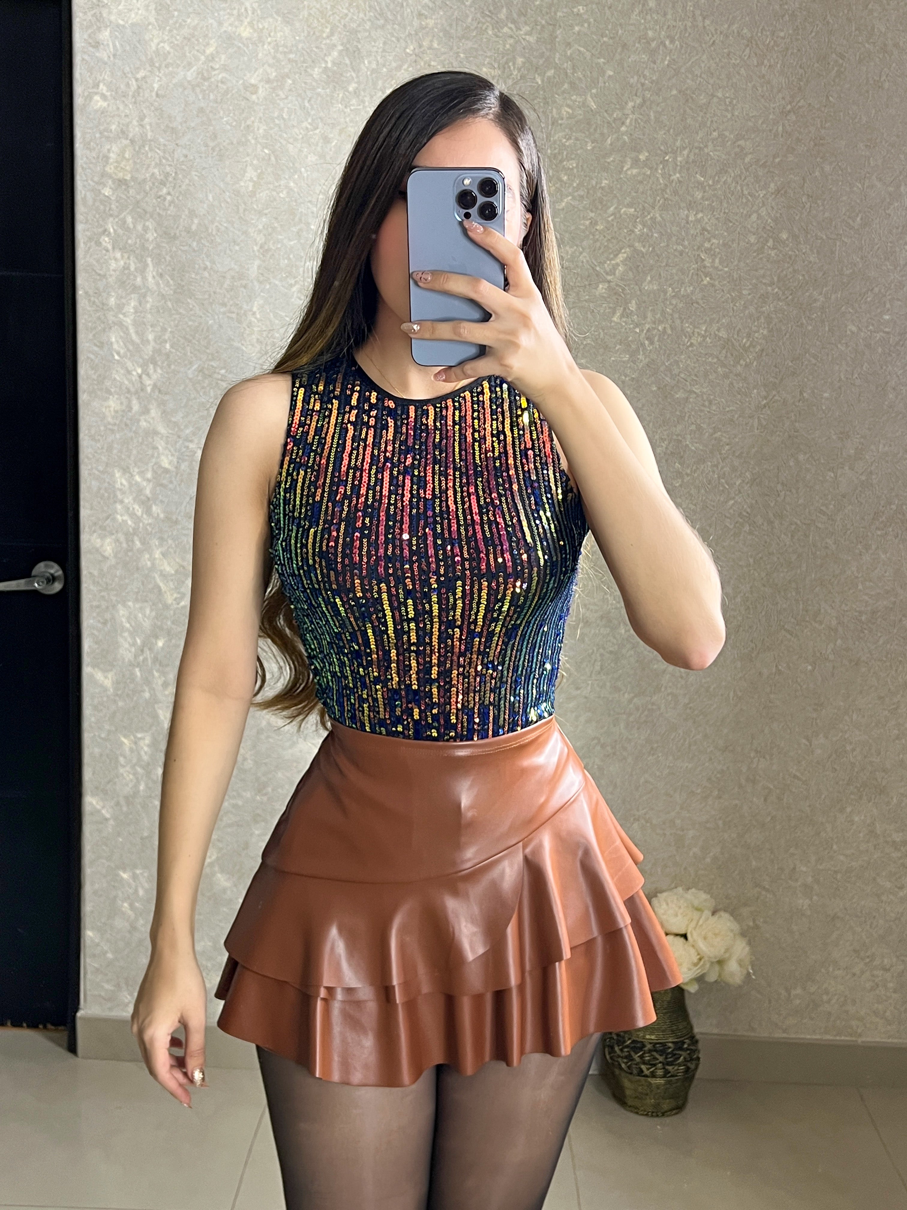 BODY TORNASOL CON LENTEJUELAS